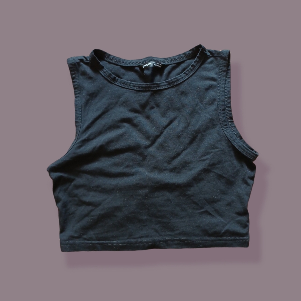 Black Shein Crop Top
